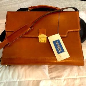 Schlesinger leather briefcase